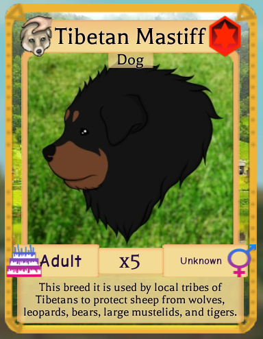 Tibetan Mastiff Roblox Farm World Wiki Fandom - how to sell your animals in farm world roblox