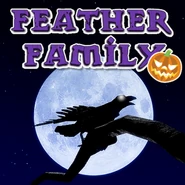 Feather Family’s icon for the raven remodel update.