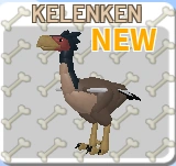 Kelenken's original model on the menu screen.