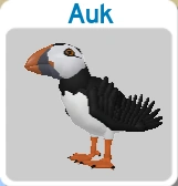 Auk on the menu screen prior to the Razorbill Auk.