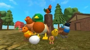 The old Duck along with some other birds, as shown in a now removed game thumbnail.