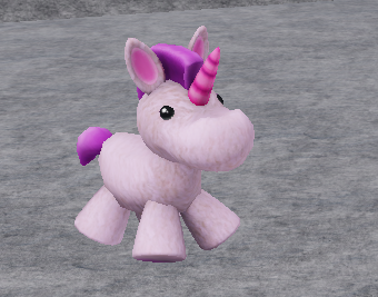 Roblox online unicorn toy