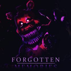 FNAF: Forgotten Memories Cover (B/W) by NightmareAllieCat on