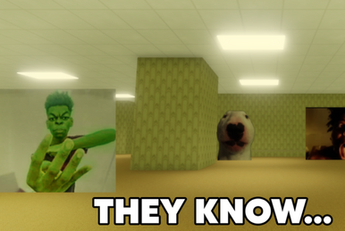 PicturePunches: Meme: Roblox Noob In The Backrooms