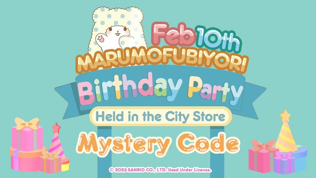 Marumofubiyori Birthday Party My Hello Kitty Cafe Wiki Fandom