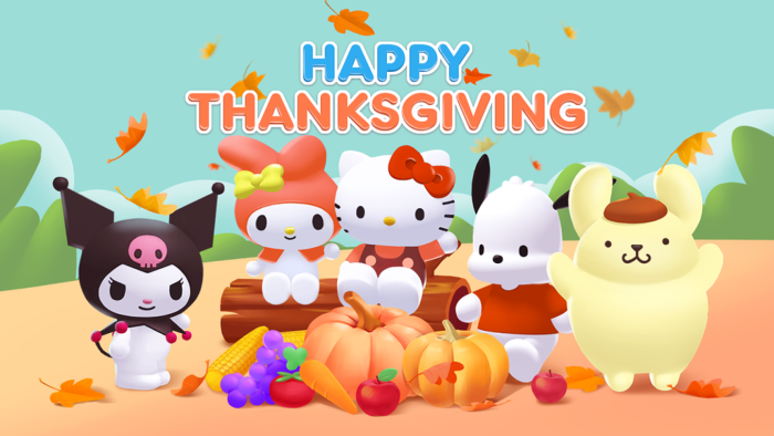 hello kitty thanksgiving cover photo