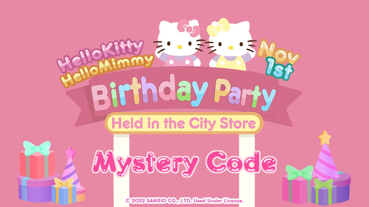 Codes, My Hello Kitty Cafe Wiki
