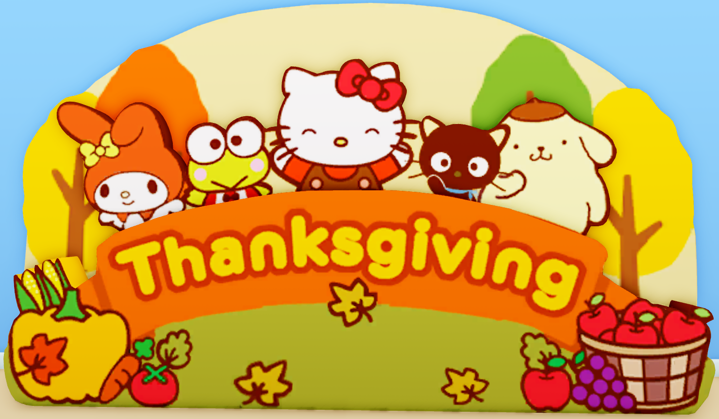 hello kitty thanksgiving cover photo