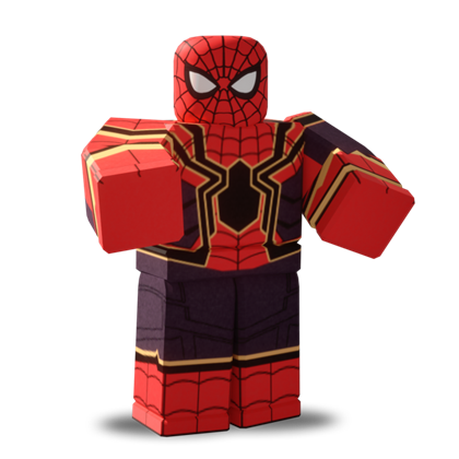 Iron Spiderman Roblox Heroes Of Robloxia Wiki Fandom - spiderman roblox toy