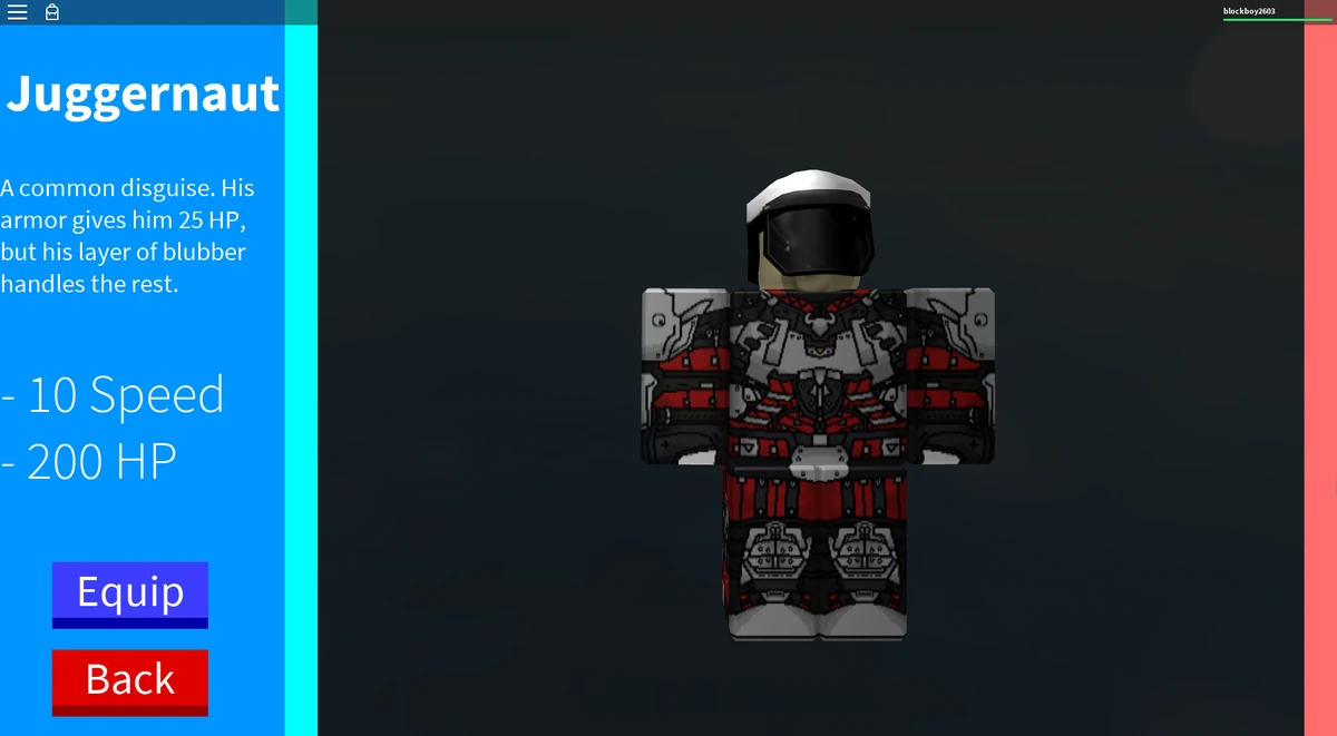 Disguise Juggernaut ROBLOX In Plain Sight Wikia Fandom