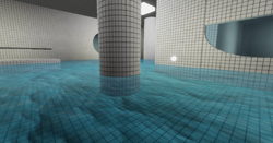 an a part of my liminal space game in roblox, this part looks like the new  part of poolrooms. : r/backrooms