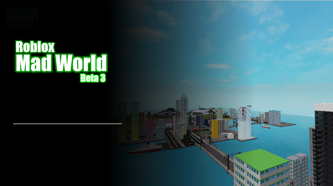 Roblox Mad World Official Wiki Fandom - roblox city beta