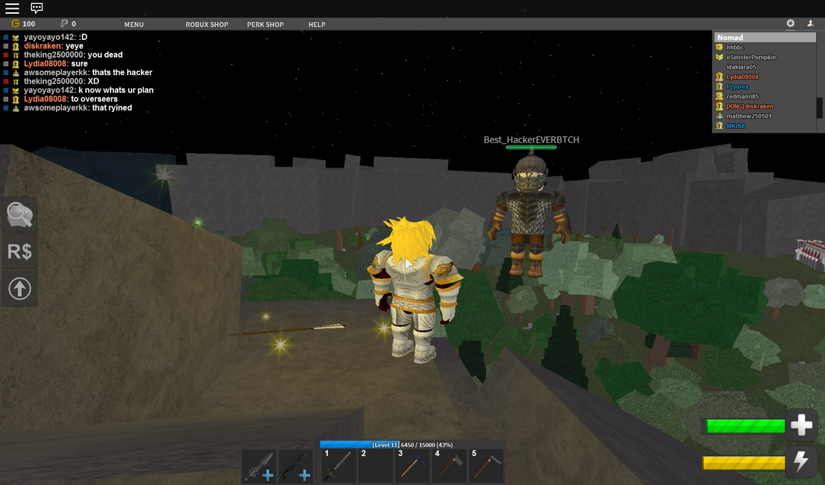 Hackers (names and images)  Roblox Medieval Warfare: Reforged