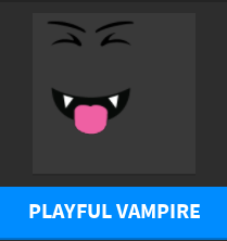 Playful Vampire Face - Roblox