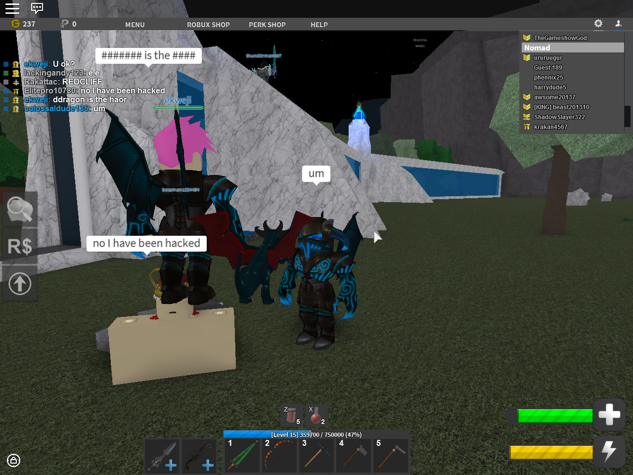Hackers (names and images)  Roblox Medieval Warfare: Reforged