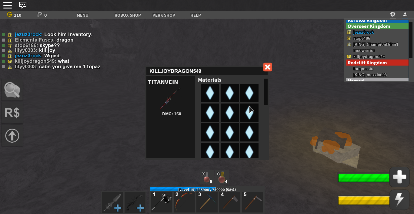 Hackers (names and images)  Roblox Medieval Warfare: Reforged