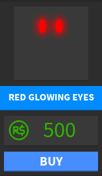 red glowing eyes