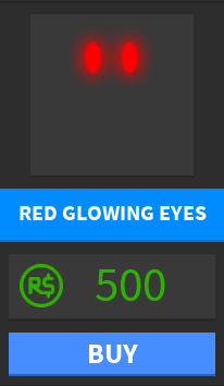 Blue Glow Eyes - Roblox