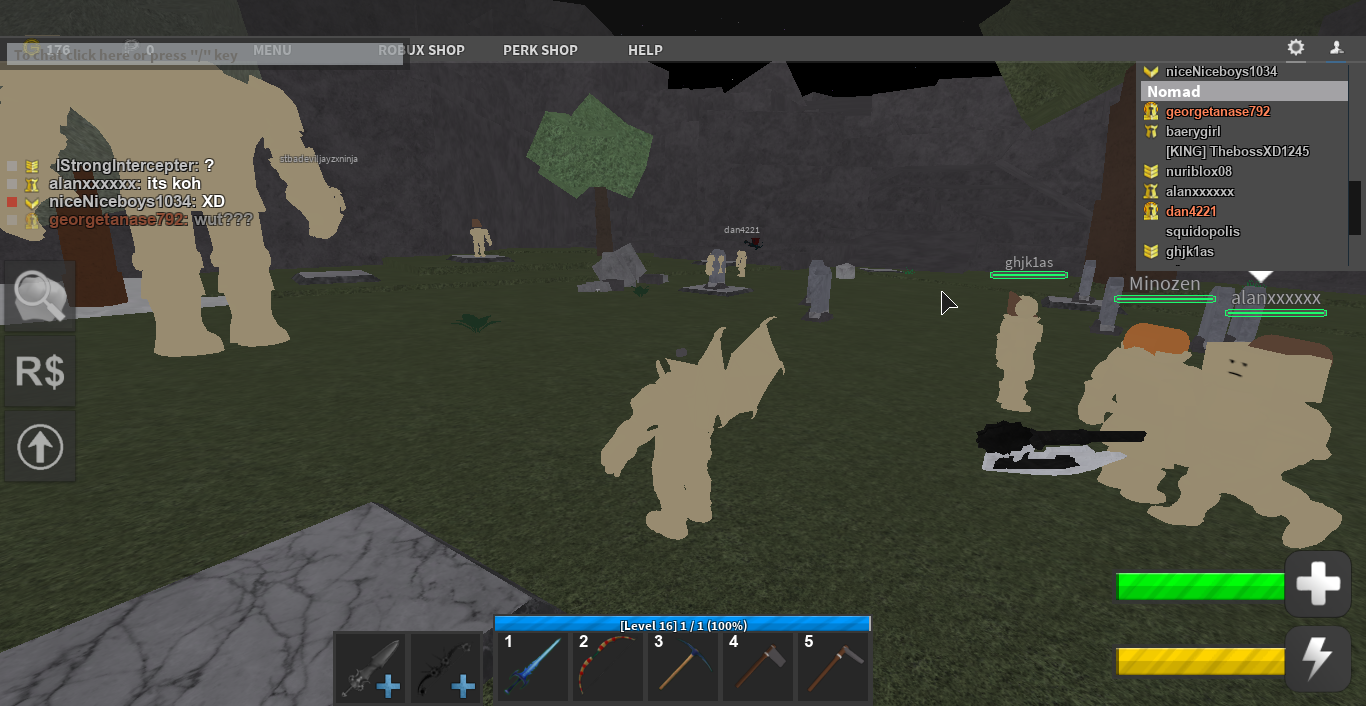 Hackers (names and images)  Roblox Medieval Warfare: Reforged