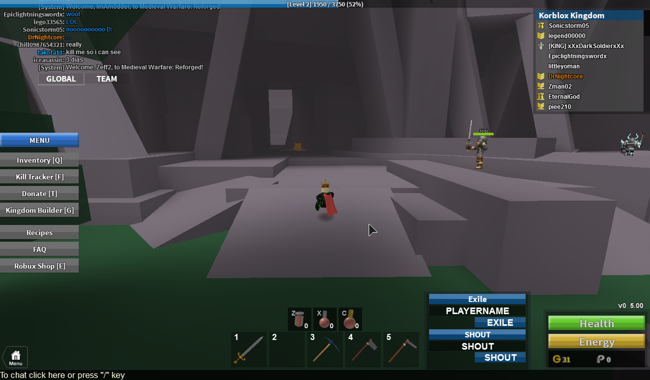 The Mine Roblox Medieval Warfare Reforged Wiki Fandom - roblox medieval warfare reforged which weapon is the best bow
