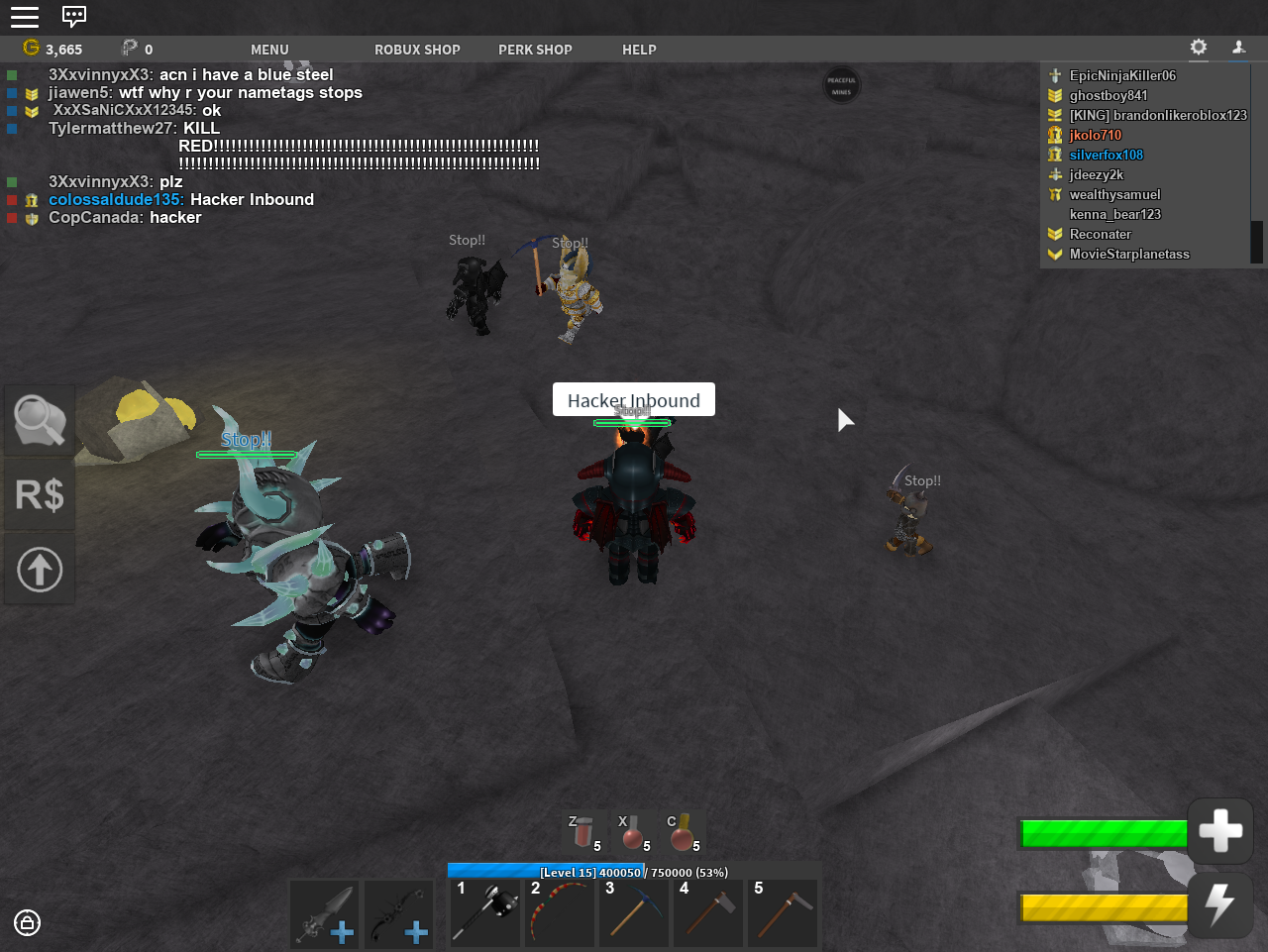 Hackers (names and images)  Roblox Medieval Warfare: Reforged