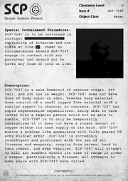 SCP-7247 | Roblox Minitoon's SCP Containment Breach Wiki | Fandom