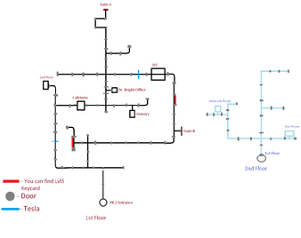 SCP: Containment Breach Map [with functioning Tesla Gates, etc.!] Minecraft  Map