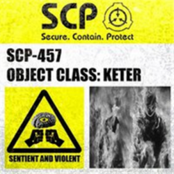 Scp 457 Roblox Minitoon S Scp Containment Breach Wiki Fandom - scp 457 roblox