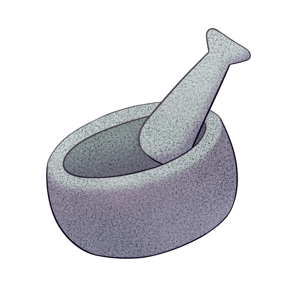 Mortar and pestle, cooking, laboratory, cooking, drug png | PNGWing