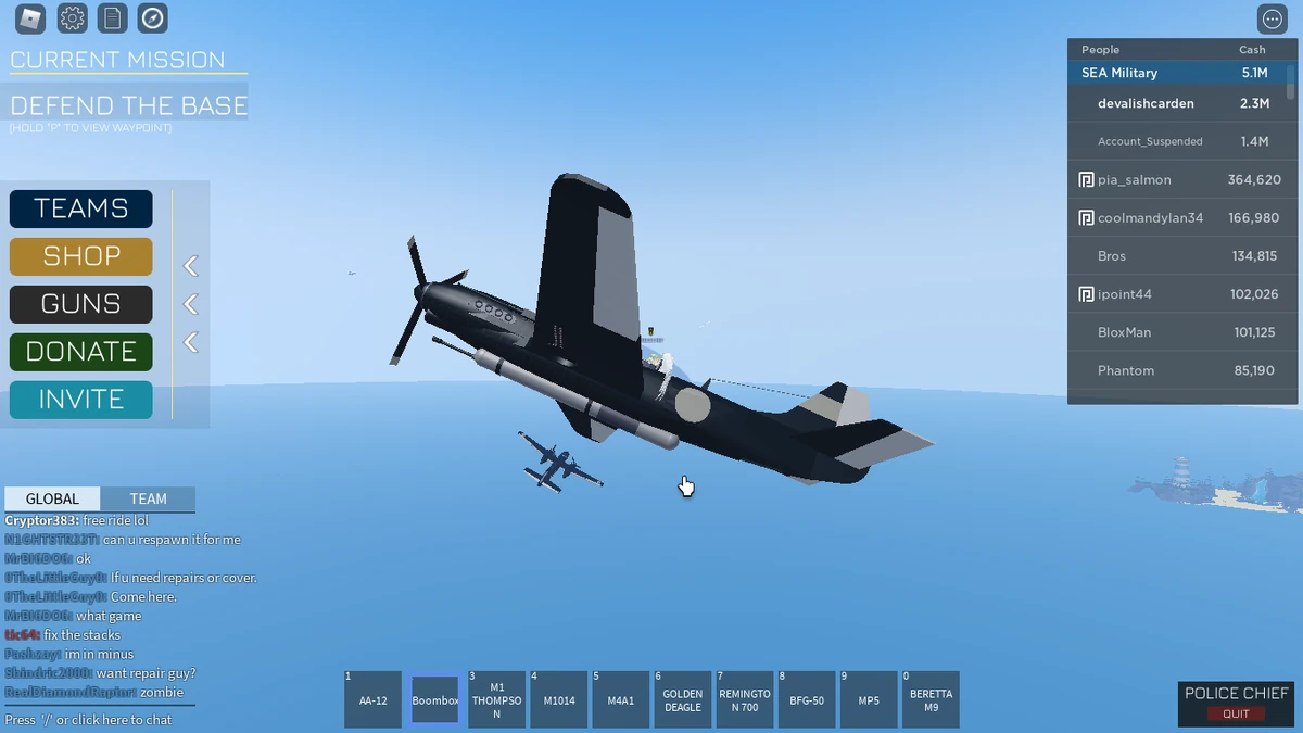 NotAstrains secret plane Roblox Navy Simulator Wiki Fandom