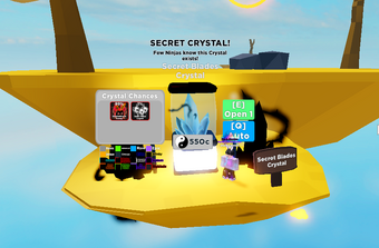 Secret Blade Crystal Roblox Ninja Legends Wiki Fandom - in roblox ninja legends where is the secret crystal