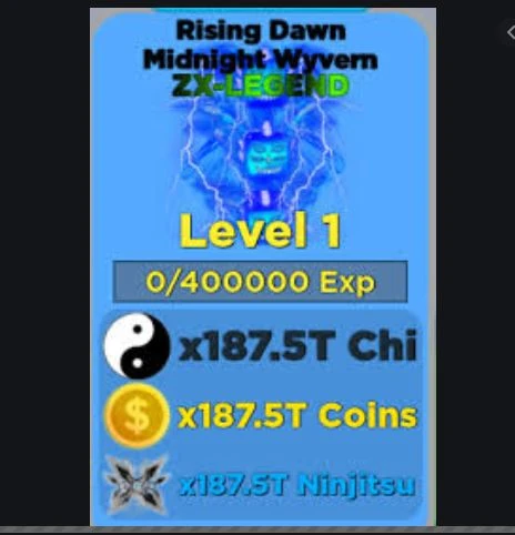 リュウ・リードページ Rising Dawn Midnight Wyvern | Roblox Ninja Legends Wiki | Fandom