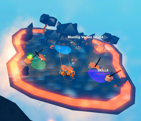 Blazing Vortex Island, Roblox Ninja Legends Wiki