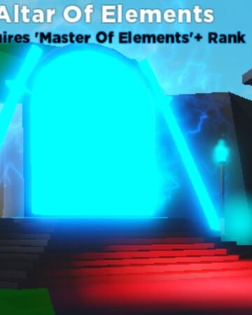 Altar Of Elements Roblox Ninja Legends Wiki Fandom - roblox magic elements reborn codes