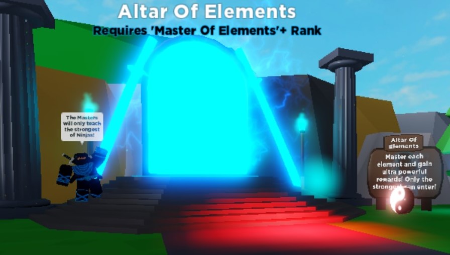Altar Of Elements Roblox Ninja Legends Wiki Fandom - roblox oofing legends wiki