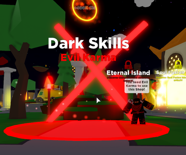 Dark Karma Shop Roblox Ninja Legends Wiki Fandom - fgteev ninja simulator roblox chi