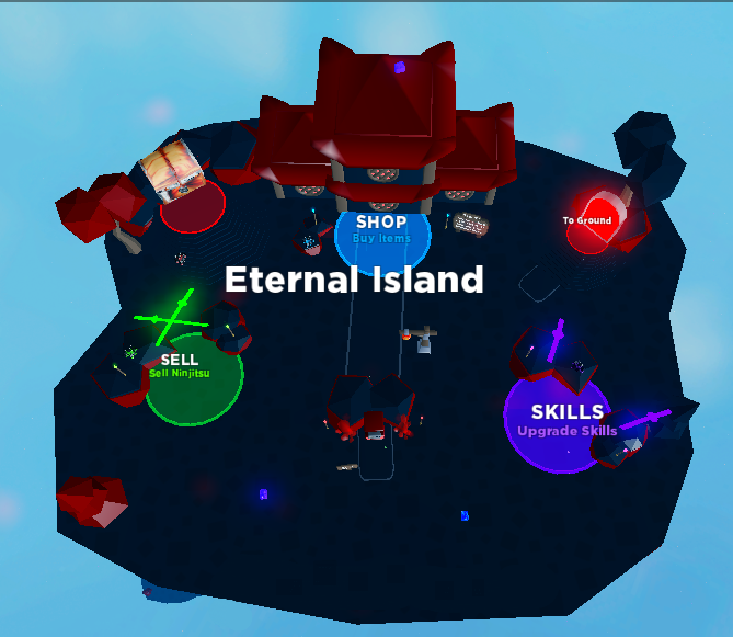 Eternal Island Roblox Ninja Legends Wiki Fandom - unlocking light and dark skill shop roblox ninja legends