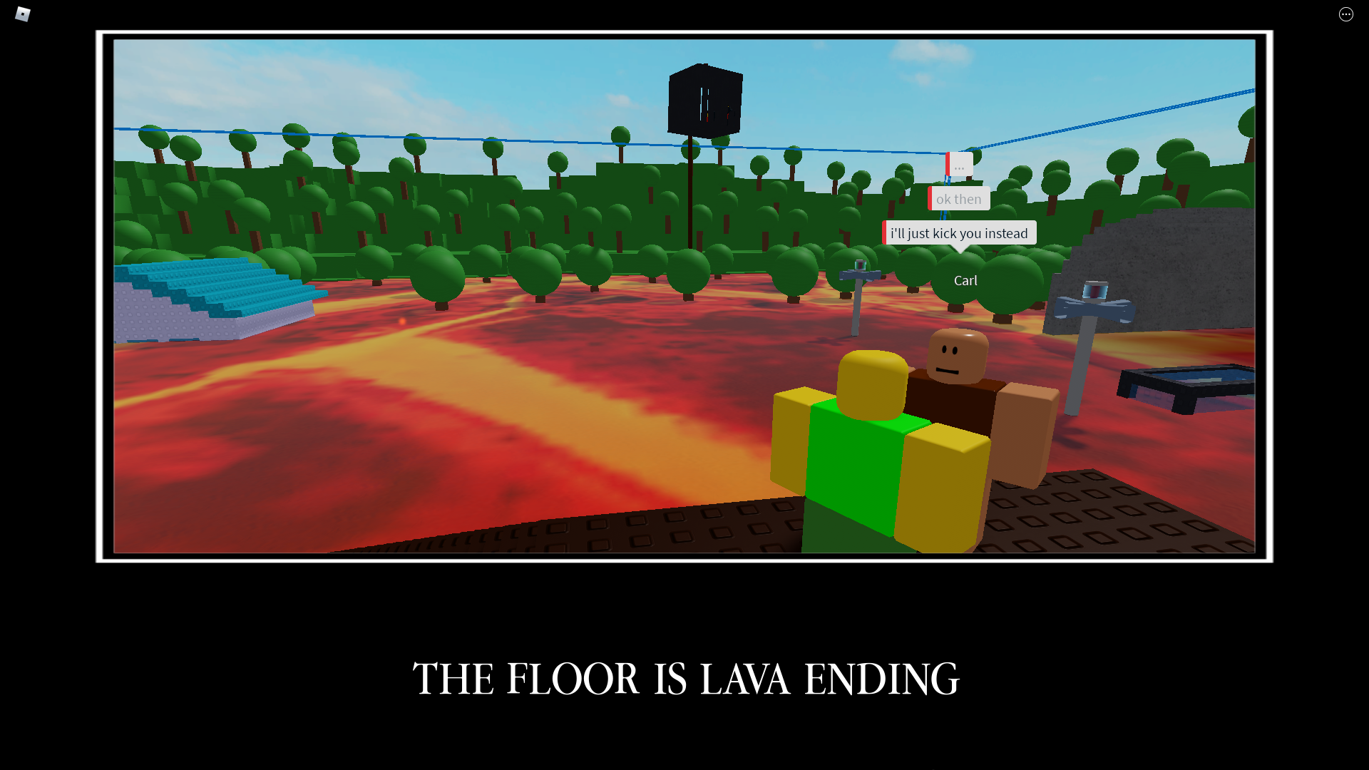 The Floor Is Lava Ending Roblox Npcs