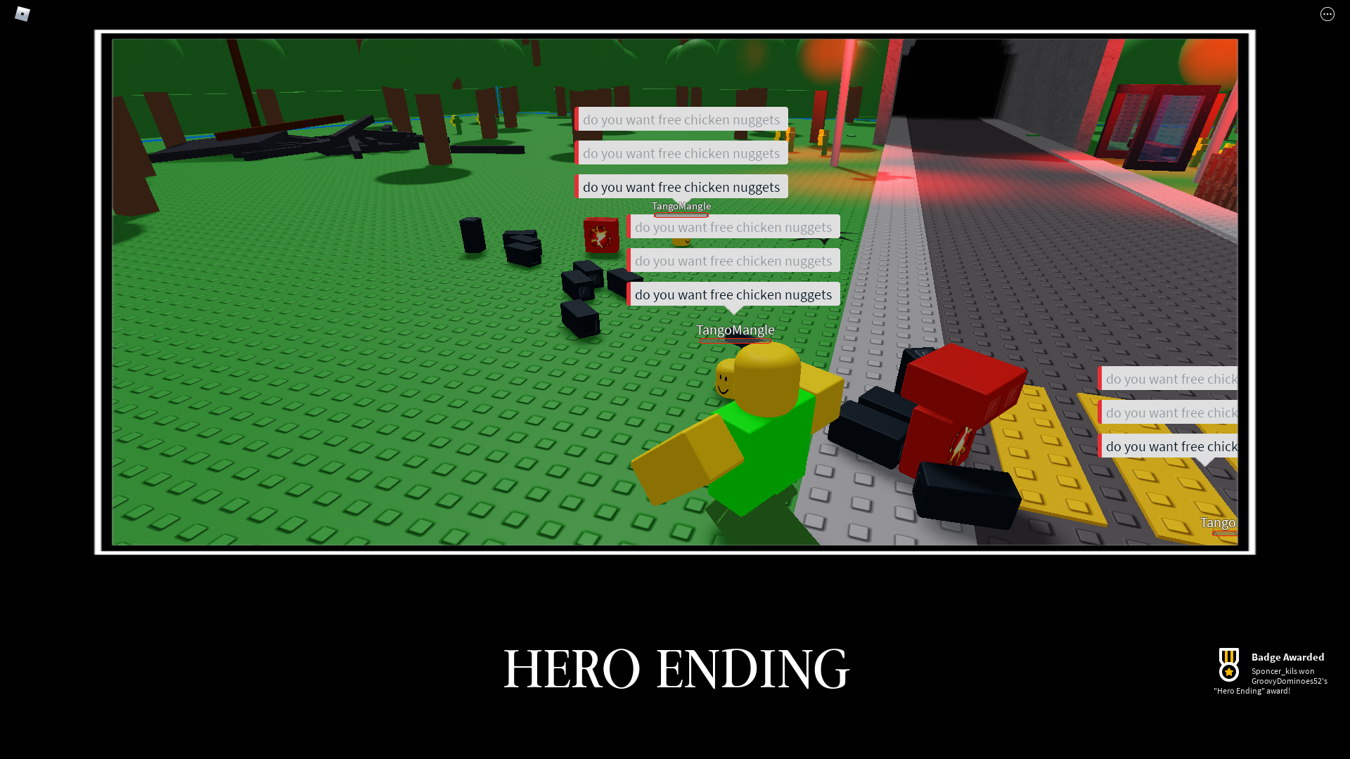 ROBLOX noob being cyberbullied, Henlo