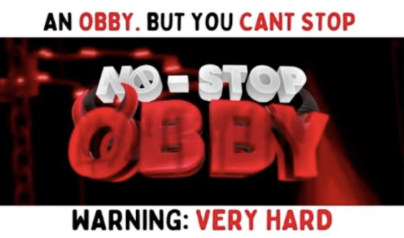 NÃO FIQUE PARADO NO ROBLOX! (DON'T STOP Obby) 