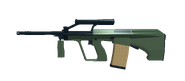 The beta AUG A1 gun model.