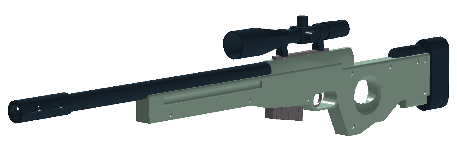 Phantom Forces Wiki - Sniper Rifle, HD Png Download , Transparent