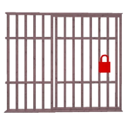 The Distorted Memory variant of the Red Lock Door.