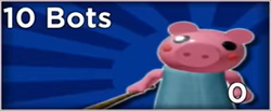 Player vs Bot in Roblox Piggy 