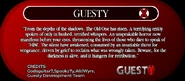 GUESTY’s shop description in-game.