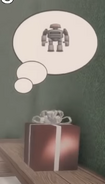 Georgie's gift box in the Winter Holiday map.