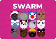 The icon for Swarm in Build Mode.
