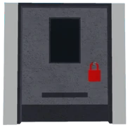 The concrete variant of the Red Lock Door.