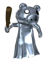 PiggyMetallicSilver