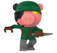 Piggy And His Portable Head Figure Clear